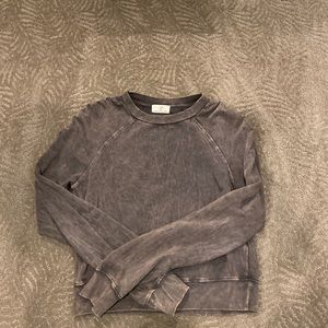 Cropped Sami puffed sleeve sweatshirt xs